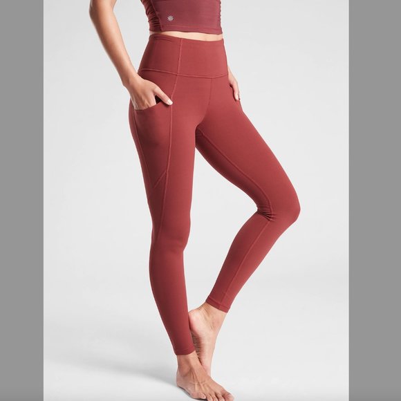 Athleta Pants - Athleta Salutation Stash Pocket 7/8 Tight